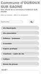 Mobile Screenshot of ouroux-sur-saone.fr