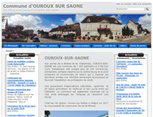 Tablet Screenshot of ouroux-sur-saone.fr